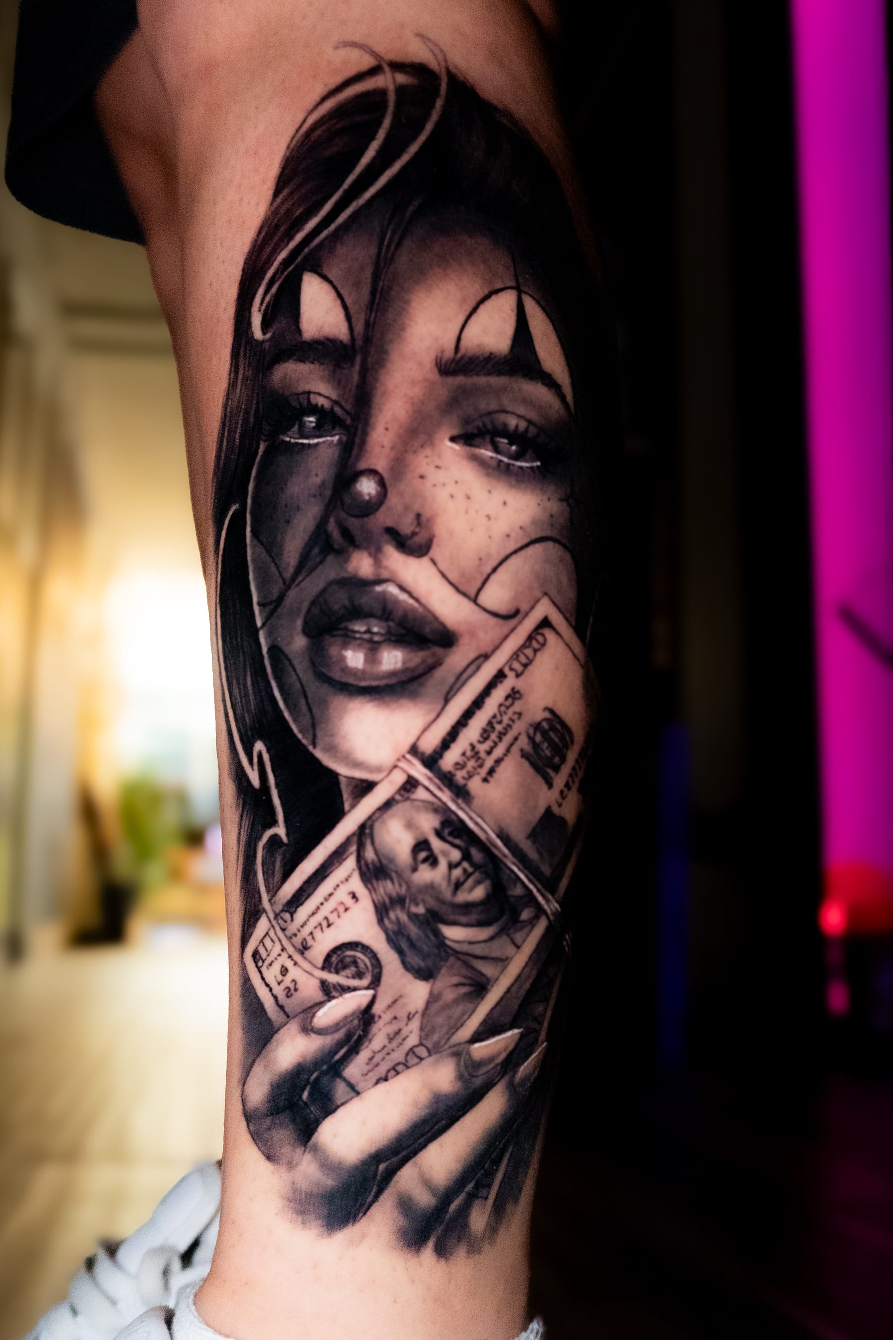 Black & Grey — Steven Brown — Loyalty Tattoo Montréal